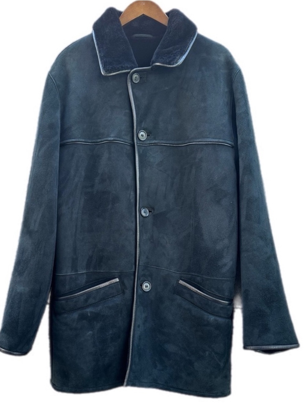 Vintage Autunno Shearlings 100% Sheepskin Coat Made in Turkey, Men’s Medium